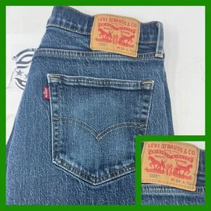 Levi's 505 Regular‎ Fit Jeans Men's W34 L32 Medium Wash Classic Denim Pants